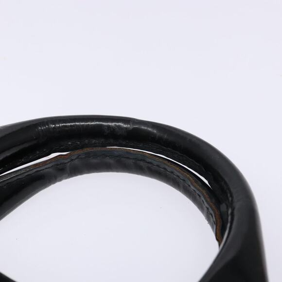 CELINE Boogie Bag Hand Bag Enamel Black Silver - Picture 8 of 13